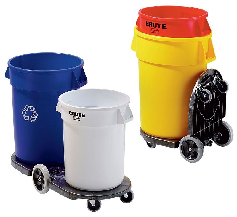 Rulla-alusta 2:lle saaville Rubbermaid Brute