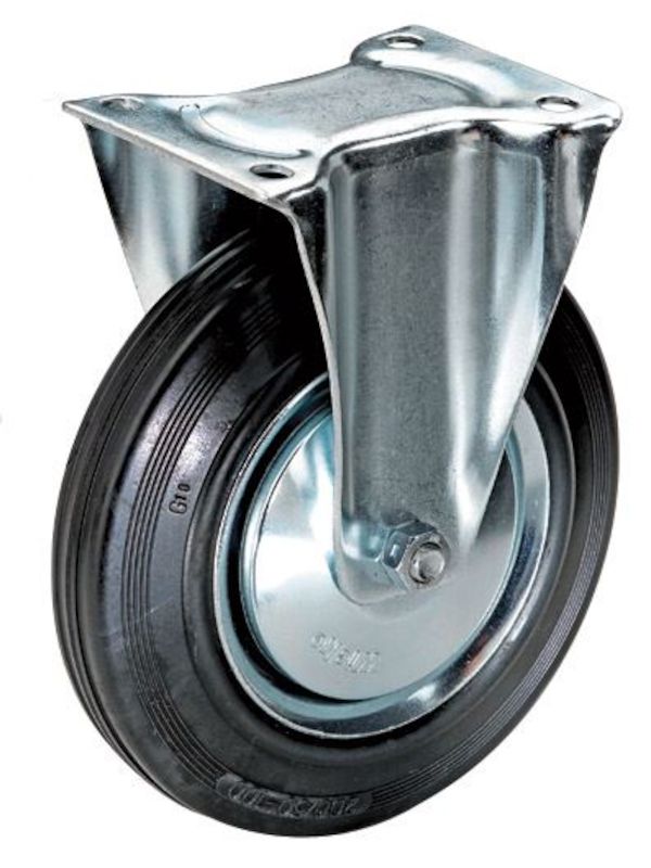 Umpikumipyörä peltivanteella, kiintopyörä