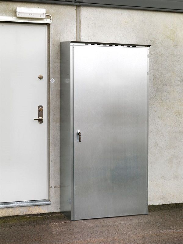 Kaasupullokaappi, ulkosäilytykseen