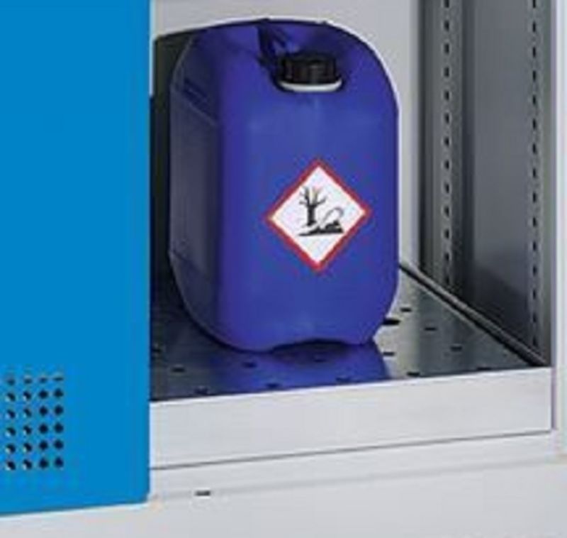 Kaukalo Kemikaalikaappiin liukuovilla