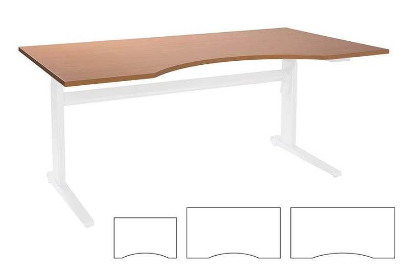 Pöytälevy, työpöydälle, syvennyksellä